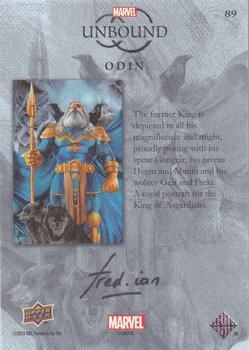 2022 Upper Deck Marvel Unbound - Canvas #89 Odin Back