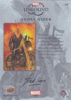 2022 Upper Deck Marvel Unbound - Canvas #95 Ghost Rider Back