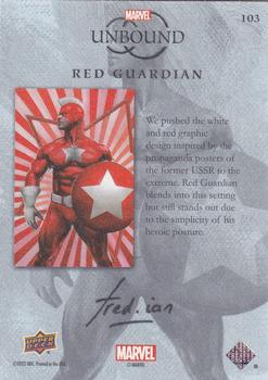 2022 Upper Deck Marvel Unbound - Canvas #103 Red Guardian Back