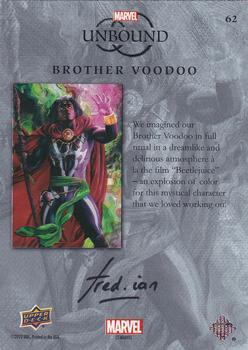 2022 Upper Deck Marvel Unbound - Rainbow Foil #62 Brother Voodoo Back