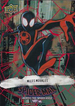 2023 Upper Deck Marvel Spider-Man Across the Spider-Verse Weekly #1 Miles Morales Front