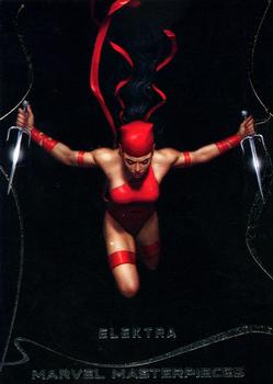 2022 Skybox Marvel Masterpieces #6 Elektra Front
