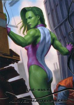 2022 Skybox Marvel Masterpieces #33 She-Hulk Front
