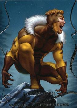 2022 Skybox Marvel Masterpieces #58 Sabretooth Front