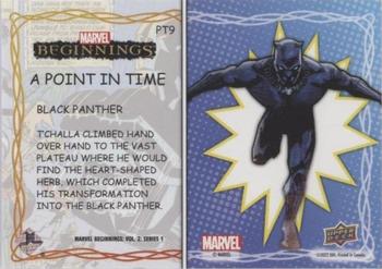 2022 Upper Deck Marvel Beginnings Volume 2, Series 1 - A Point in Time #PT9 Black Panther Back