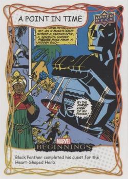 2022 Upper Deck Marvel Beginnings Volume 2, Series 1 - A Point in Time #PT9 Black Panther Front