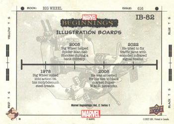 2022 Upper Deck Marvel Beginnings Volume 2, Series 1 - Illustration Boards #IB-82 Big Wheel Back