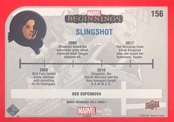 2022 Upper Deck Marvel Beginnings Volume 2, Series 1 - Red Supernova #156 Slingshot Back
