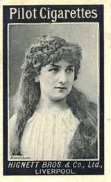 1901 Hignett's Actresses #NNO Arnoldsen Front