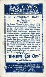 1930 E. & S. C.W.S. In Victoria’s Days #6 The Maypole Back