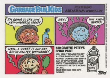 2023 Topps Chrome Garbage Pail Kids Original Series 6 #217a Trashy Trudy Back