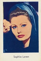 1963 Dutch Gum Unnumbered Set 2 #NNO Sophia Loren Front
