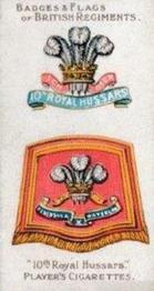1903 Player's Badges & Flags of British Regiments (Grey Back) #7 10th Hussars Front