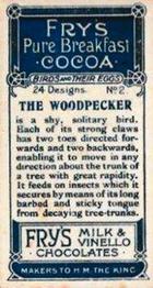 1912 Fry's Birds & Their Eggs #2 The Woodpecker Back