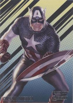2022 Fleer Ultra Marvel Avengers - Achievements #00 Captain America Front