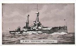 1915 Maypole War Series #15 H.M.S. Superb (Battleship) Front