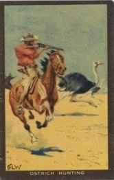 1922 D.C. Thomson Adventure Pictures Series 3 #NNO Ostrich Hunting Front