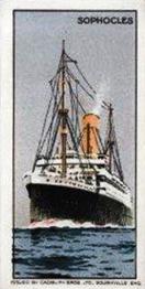 1923 Cadbury Bournville Cocoa Famous Steamships #12 Sophocles Front
