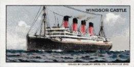 1923 Cadbury Bournville Cocoa Famous Steamships #15 Windsor Castle Front