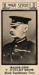 1916 Themans & Co. War Portraits #25 Thomas Snow Front