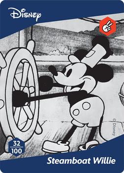 2023 Disney 100 Wonders #32 Steamboat Willie Front