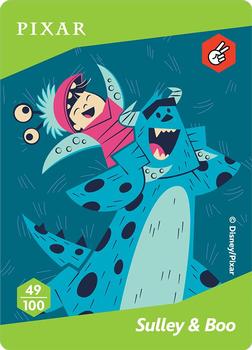 2023 Disney 100 Wonders #49 Sulley & Boo Front