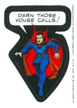 1974 Topps Comic Book Heroes Stickers Test Issue (T-34) #NNO Dr. Strange Front