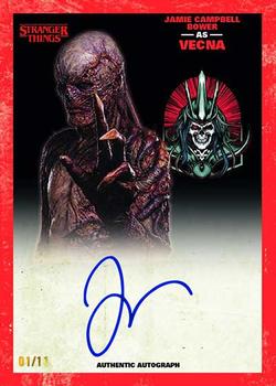 2023 Zerocool Stranger Things Fright Flicks - Autographs #NNO Jamie Campbell Bower Front