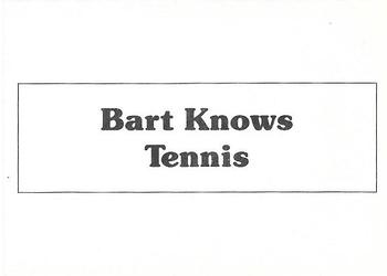 1990 Bart Knows Orange (unlicensed) #NNO Bart Simpson Back