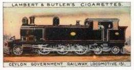 1913 Lambert & Butler World's Locomotives 3rd Series #7A Ceylon Gouvernment Front