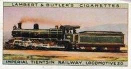 1913 Lambert & Butler World's Locomotives 3rd Series #10A Imperial Tientsin Front