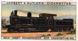1913 Lambert & Butler World's Locomotives 3rd Series #16A Gold Coast Gouvernment Front