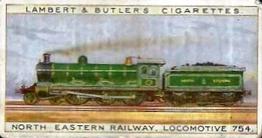 1912 Lambert & Butler World's Locomotives 1st Series #13 North Eastern Front