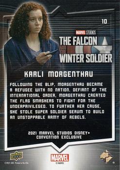 2021 Upper Deck Marvel Studios Disney+ SDCC Special Edition #10 Karli Morgenthau Back