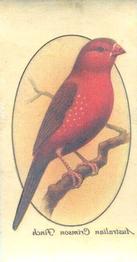 1933 Player's Aviary and Cage Birds - Transfers #37 Australian Crimson Finch Front
