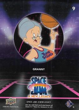 2021 Upper Deck Space Jam: A New Legacy - Neon Pink #9 Granny Back