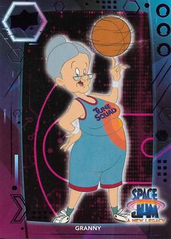 2021 Upper Deck Space Jam: A New Legacy - Neon Pink #9 Granny Front