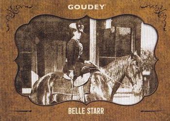 2022 Upper Deck Goudey Wild West Weekly #21 Belle Starr Front