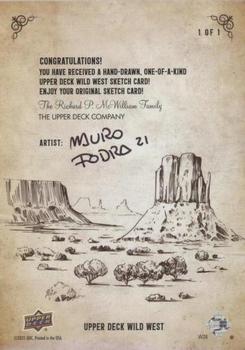 2022 Upper Deck Goudey Wild West Weekly - Sketch Artists - Achievements #NNO Mauro Fodra Back