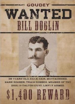 2022 Upper Deck Goudey Wild West Weekly - Wanted Parallel #W-13 Bill Boolin Front