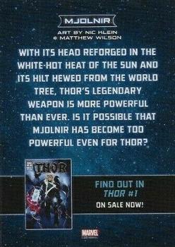 2020 Marvel Comics Thor #1 Promos #NNO Mjolnir Back