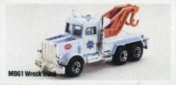 1985 Matchbox Models #MB61 Wreck Truck Front