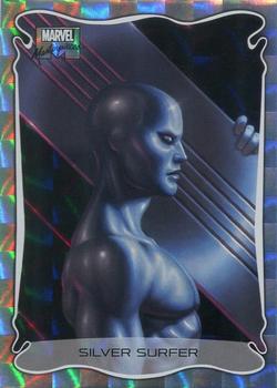 2022 Skybox Marvel Masterpieces - Holofoil Checkerboard #19 Silver Surfer Front