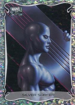 2022 Skybox Marvel Masterpieces - Holofoil Speckle #19 Silver Surfer Front