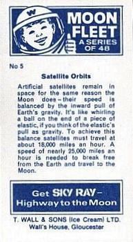 1966 T. Wall & Sons Moon Fleet #5 Satellite Orbits Back