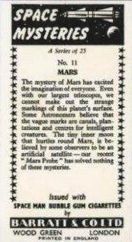 1966 Barratt Space Mysteries #11 Mars Back