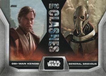 2023 Topps Star Wars - Epic Clashes #EC-7 Obi-Wan Kenobi / General Grievous Front