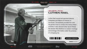 2023 Topps Star Wars - Widevision #DW-22 Luthen Rael Back