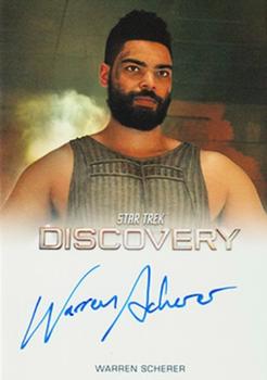2023 Rittenhouse Star Trek Discovery Season Four - Autographs Full Bleed #NNO Warren Scherer Front