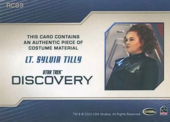 2023 Rittenhouse Star Trek: Discovery Season Four - Relics #RC89 Lt. Sylvia Tilly Back